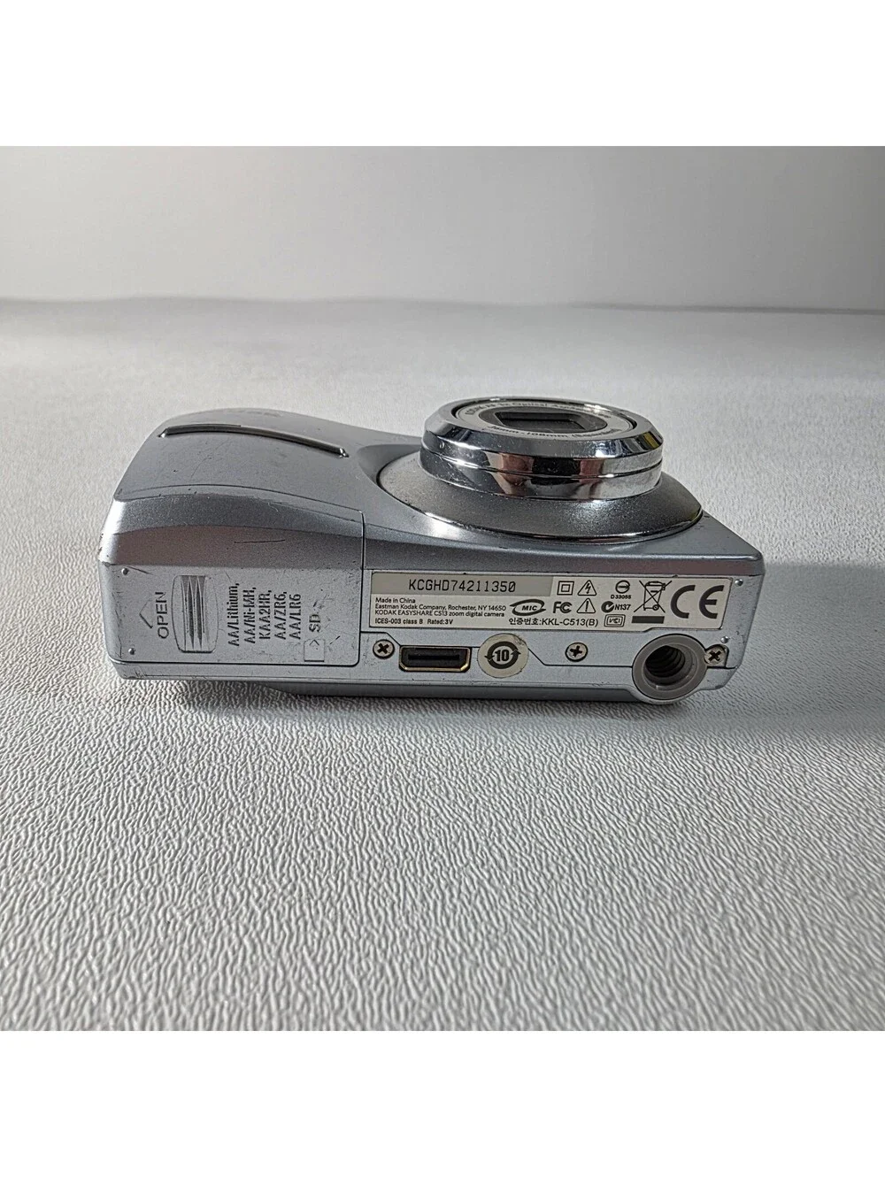 Kodak EasyShare C513 5.0MP Digital Camera Silver Tested